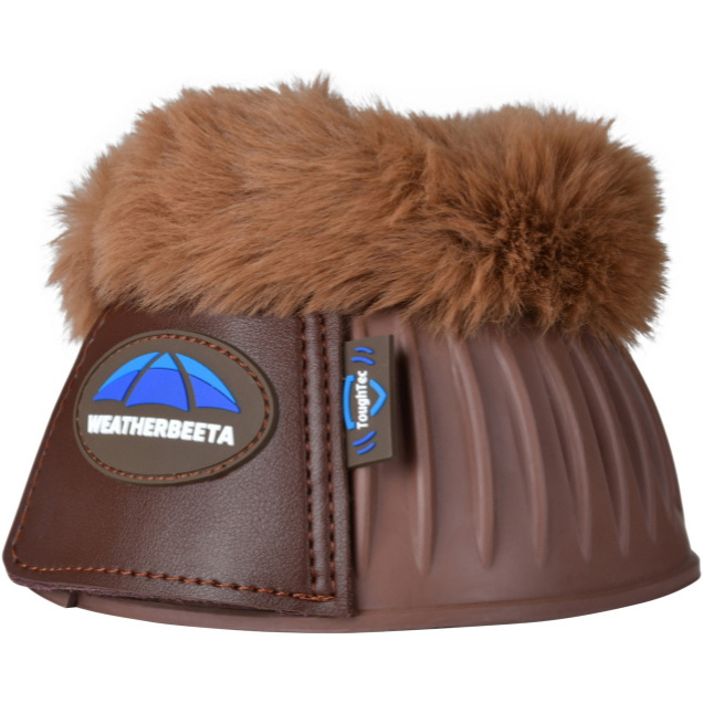 2025 WeatherBeeta Tough-Tec Prime Fleece Trim Caoutchouc Bottes 1027523 - Brown / Brown